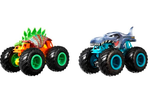 Set Autos X 2 Monster Truck 1:64 Original Hot Wheels