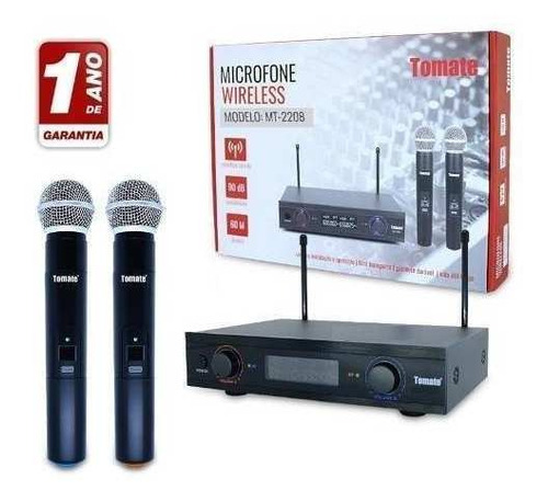 Microfone Duplo S/ Fio Uhf Wireless Perfeito Para Músicos