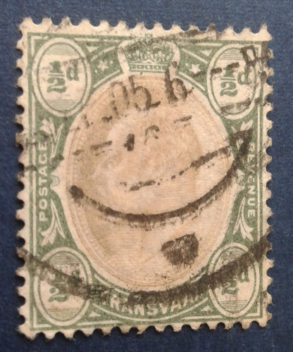 Transvaal Colonia Inglesa 1894 Usada (gas 275)