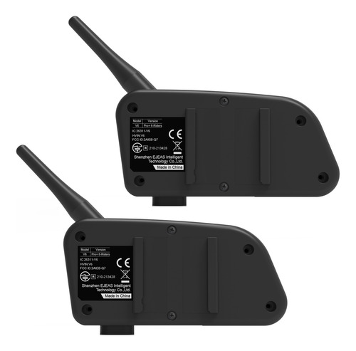 2 Intercomunicador V6 Pro 1200 Capacete Bluetooth.
