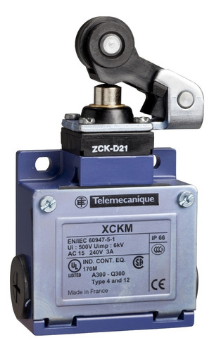 Limit Switch Xckm - Thermoplastic Roller Lever Plunger - 1n