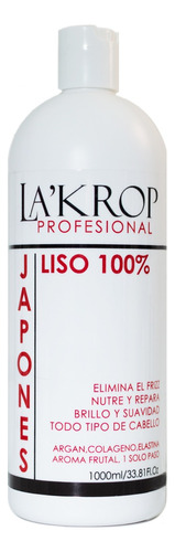 Alaciado Japonés Para Todo Tipo De Cabello 1litro