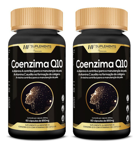 Coenzima Q10 Vitamin Complex 850 Mg 60 Caps Hf Suplements