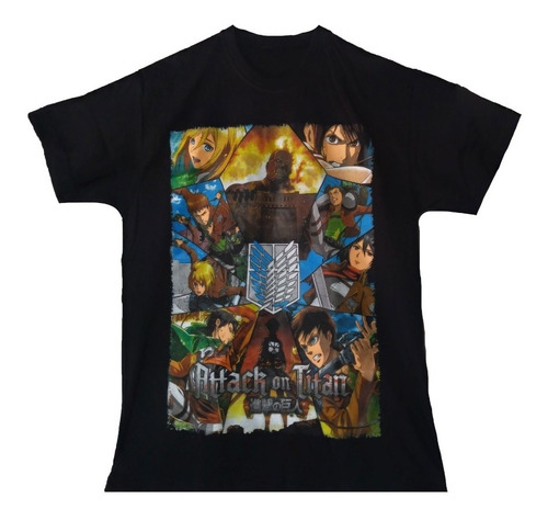 Ataque De Los Titanes Shingeki No Kyojin Camiseta Levi Eren