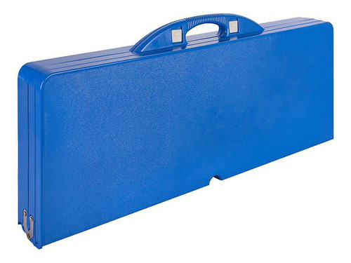 Mesa Plegable Azul Con Asientos Tipo Maleta