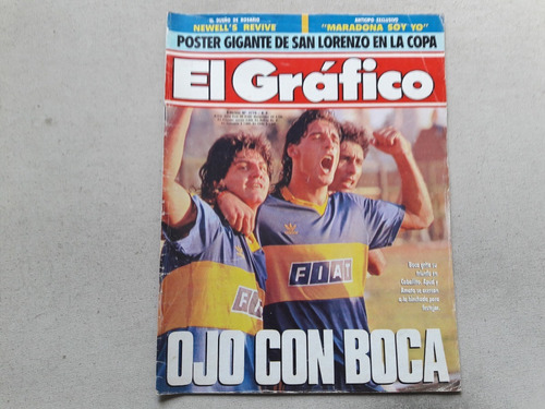 Revista El Gráfico N° 3779 Año 1992 San Lorenzo Colo Colo