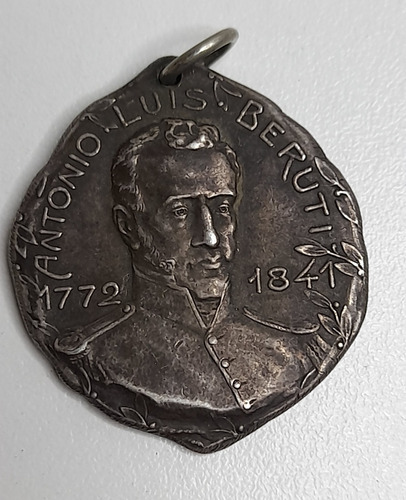 Medalla De Plata Conmemorativa Expedicion  1910 Luis Berutti