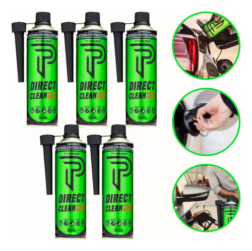 Kit Direct Clean ( 5 Unidades + Aplicador ) Cor Verde