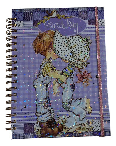 Sarah Kay Agenda Holográfica Grande B5 + Stickers Tapa Dura