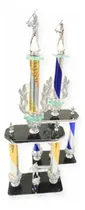 Comprar Trofeos De Beisbol Campeon Y Sub Campeon 73cm Altura