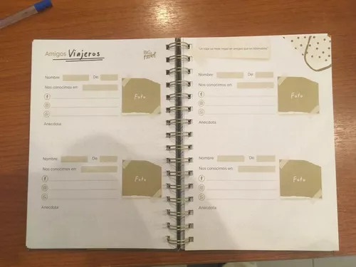 Diario de Viajes - Agendas bonitas