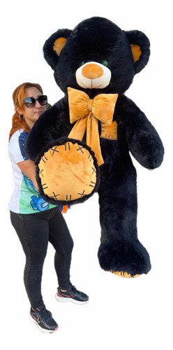 Oso De Peluche Gigante 1.50cm Metro Y Medio+5 Globos +moño