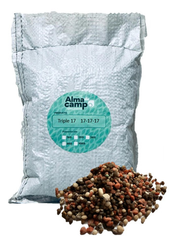 Fertilizante Triple 17 Abono Para Plantas 1kg