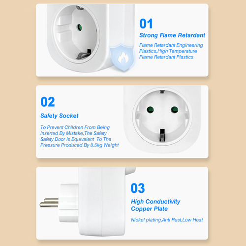 Protector De Enchufe Para Refrigerador, Corriente Led, Volta