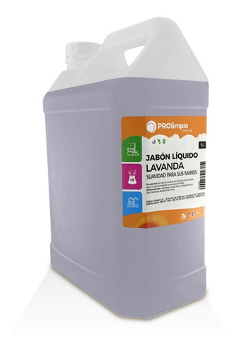 Jabón Líquido Para Manos Lavanda 5 Litros - Prolimpio