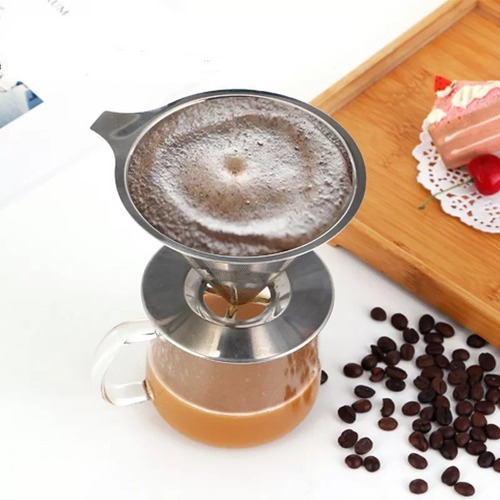 / Colador De Café Pour Over Acero Inoxidable Tamaño