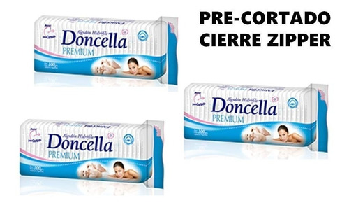 Algodon Precortado Doncella Premium Baby 20 Packs X 100 Grs