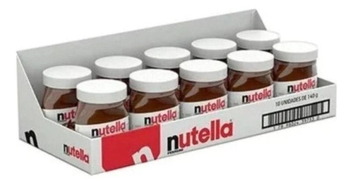 Creme De Avelã Nutella Ferrero 140g (12 Unidades)