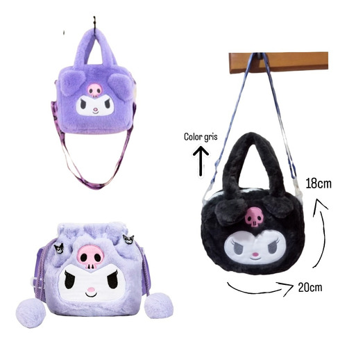 Carteras De Peluche Para Niñas Kuromi, Sanrio, Stitch