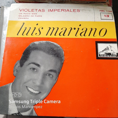 Simple Sobre Luis Mariano La Voz De Su Amo C14