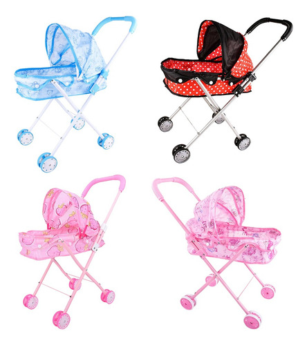 Carrito De Muñecas Blue Simulation