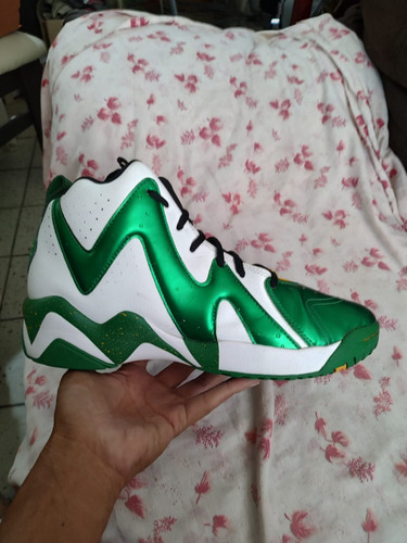 Tenis Reebok Kamikaze Ii Shawn Kemp Sonics Og 30mx Blanco Y Verde 30