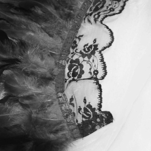 Capa De Envoltura De Hombro De Plumas Artificiales De Moda,