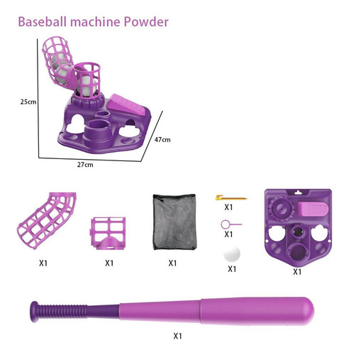 Máquina De Lanzamiento De Béisbol Para Niños, Juegos Azul