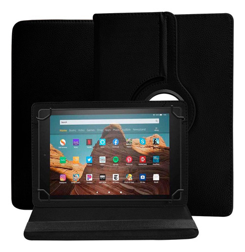 Capa Tablet Amazon Fire Hd10 10.1 Giratória Material Premium