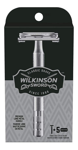 Rastrillo Clásico Antiguo Wilkinson Sword Y 5 Navajas