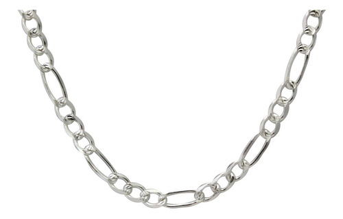 Cadena De Plata Hombre Figaro Cartier Plata Ley 925 8mm