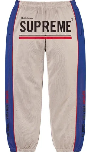 Pantalón Supreme World Famous Jacquard Track Pant Original