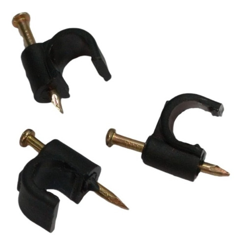 Grampas Para Cable Coaxial Ø8mm Fischer Mx8 Negro- Pack 100u