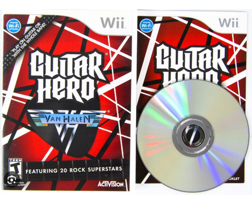 Guitar Hero Van Halen Juego Nintendo Wii Oiriginal Completo 