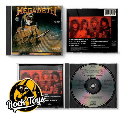 Megadeth - So Far So Good So What 1988 Cd Vers. Usa (Reacondicionado)