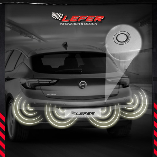 Imagen 2 de 10 de Sensor De Estacionamiento Display Led Ultrasonico!!! Negro
