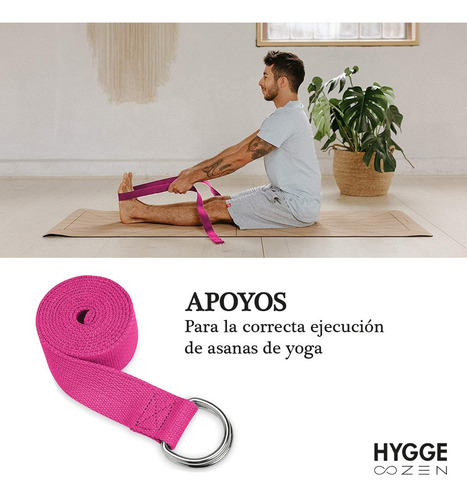 Imagen 8 de 10 de Kit Yoga Rueda Texturada Aro Wheel + 2 Tacos + Cinturón 2,5m