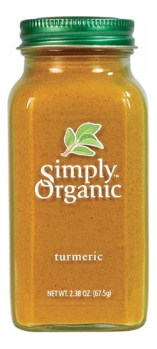 Simply Organic Cúrcuma Orgánica 67g Se