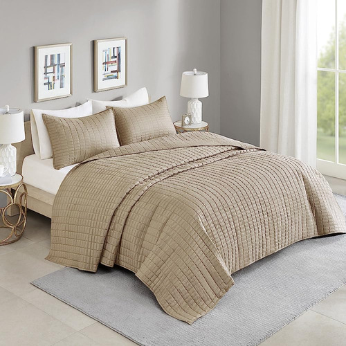 Comfort Spaces - Cs13-0933 Kienna Quilt Coverlet Bedcolch Ul