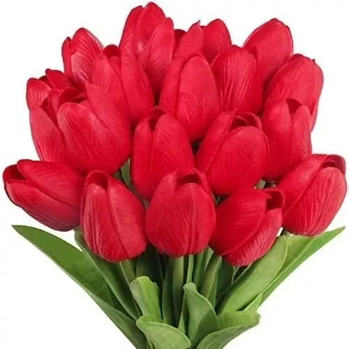 Ramos De Tulipanes Artificiales Flor Decoración Hogar