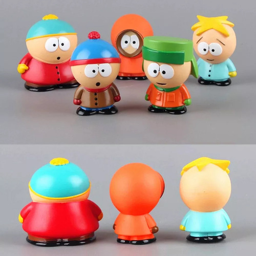 5 Piezas Figura Jugue De Stan Kyle Eric Kenny De South Park