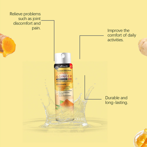 Spray De Jengibre Y Cúrcuma Para Articulaciones Y Huesos, Hi