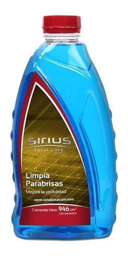Liquido Limpia Parabrisas Vidrio 946cc Sirius