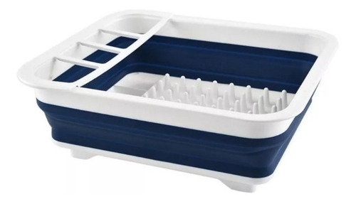 Escurridor De Trastes Plegable Plástico Y Silicón Para Chef
