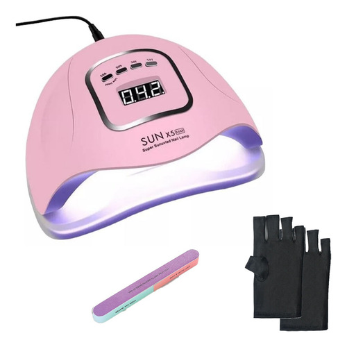 Lámpara De Uñas 120w/45led Secadora Uñas,lámpara Uv Uñas Max