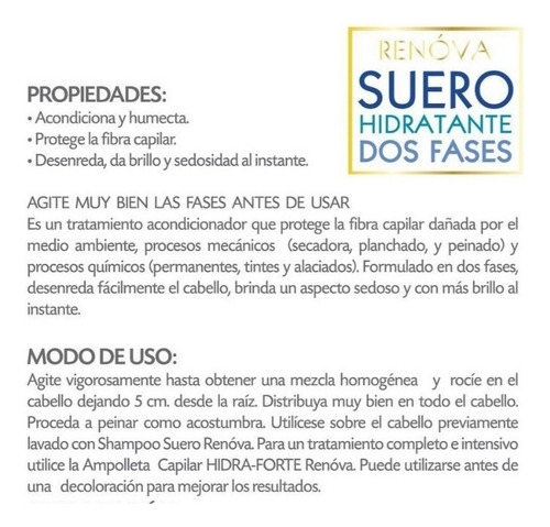 Nekane® Tratamiento Suero Bifase Hidratante Dos Fases Renova