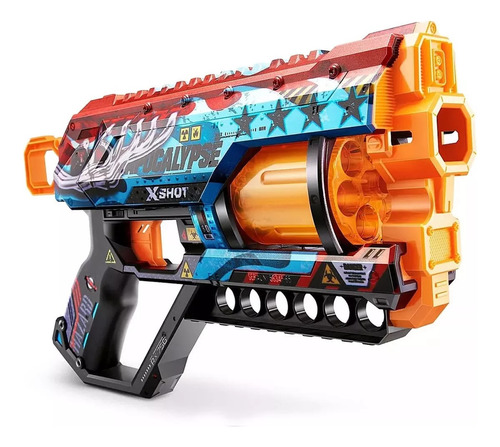 Pistola Zuru X-shot C/ 12 Dardos Skins Griefer Escopeta New