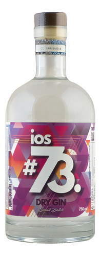 Gin Ios 73 Dry Rio Do Engenho 750ml