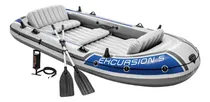 Comprar Bote Inflable Excursionismos 5 Intex Con Remos E Inflador