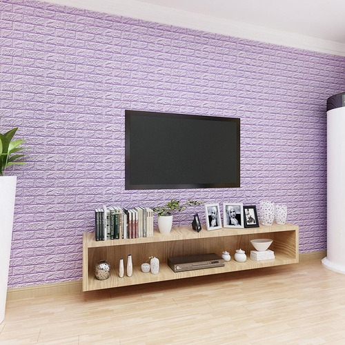 Imagen 6 de 6 de 5 Pegatinas De Pared De Espuma 3d De Ladrillo En Relieve Imp